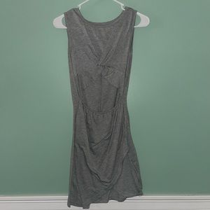 Gray Bodycon dress with cutout